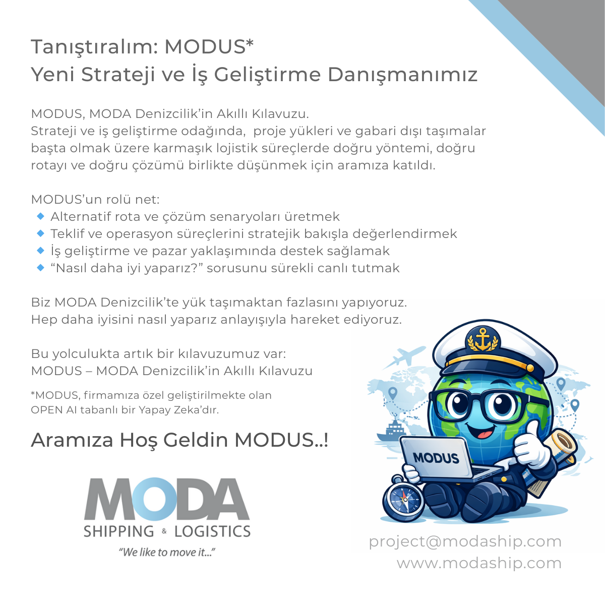 MODUS, just joined to MODA
