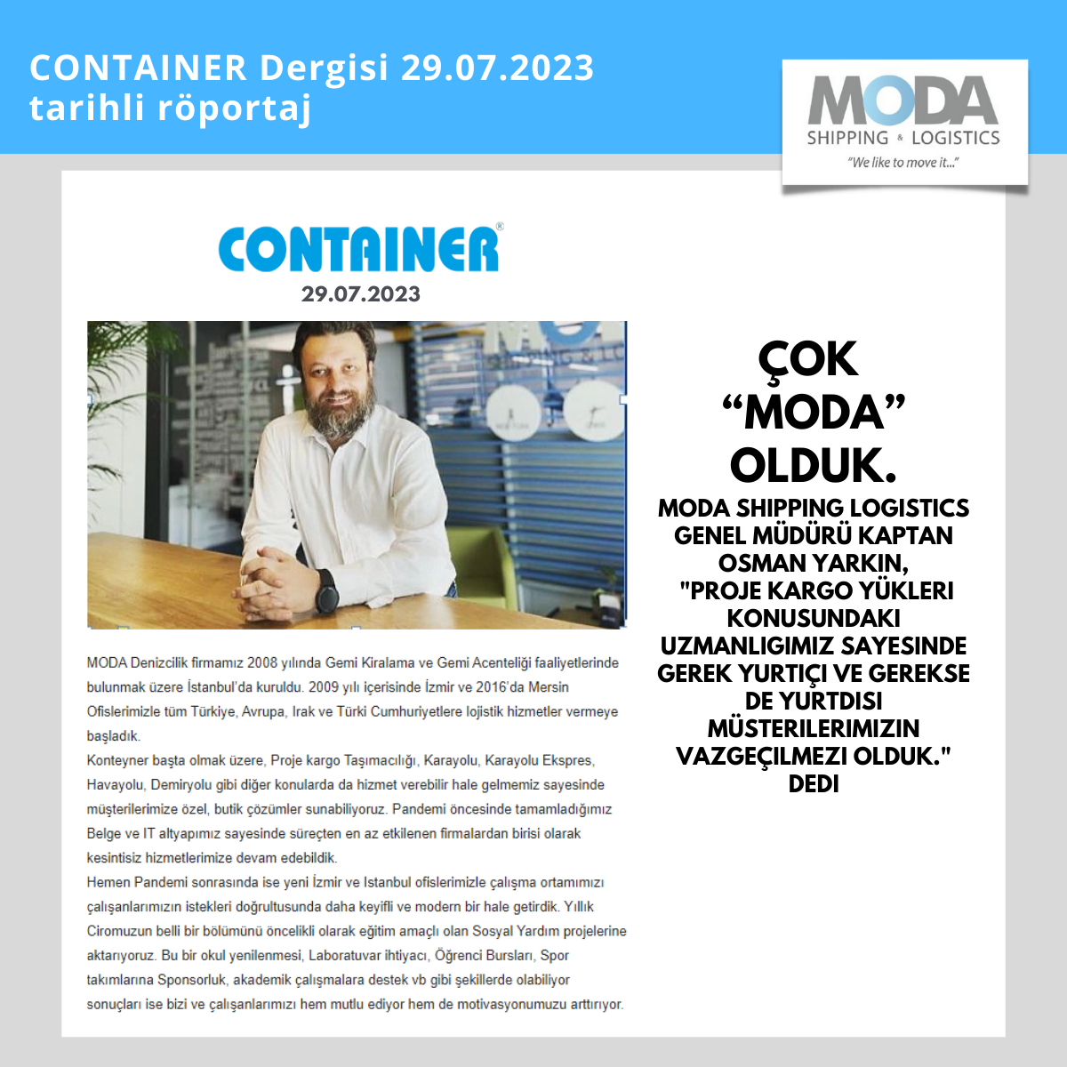 Çok Moda Olduk